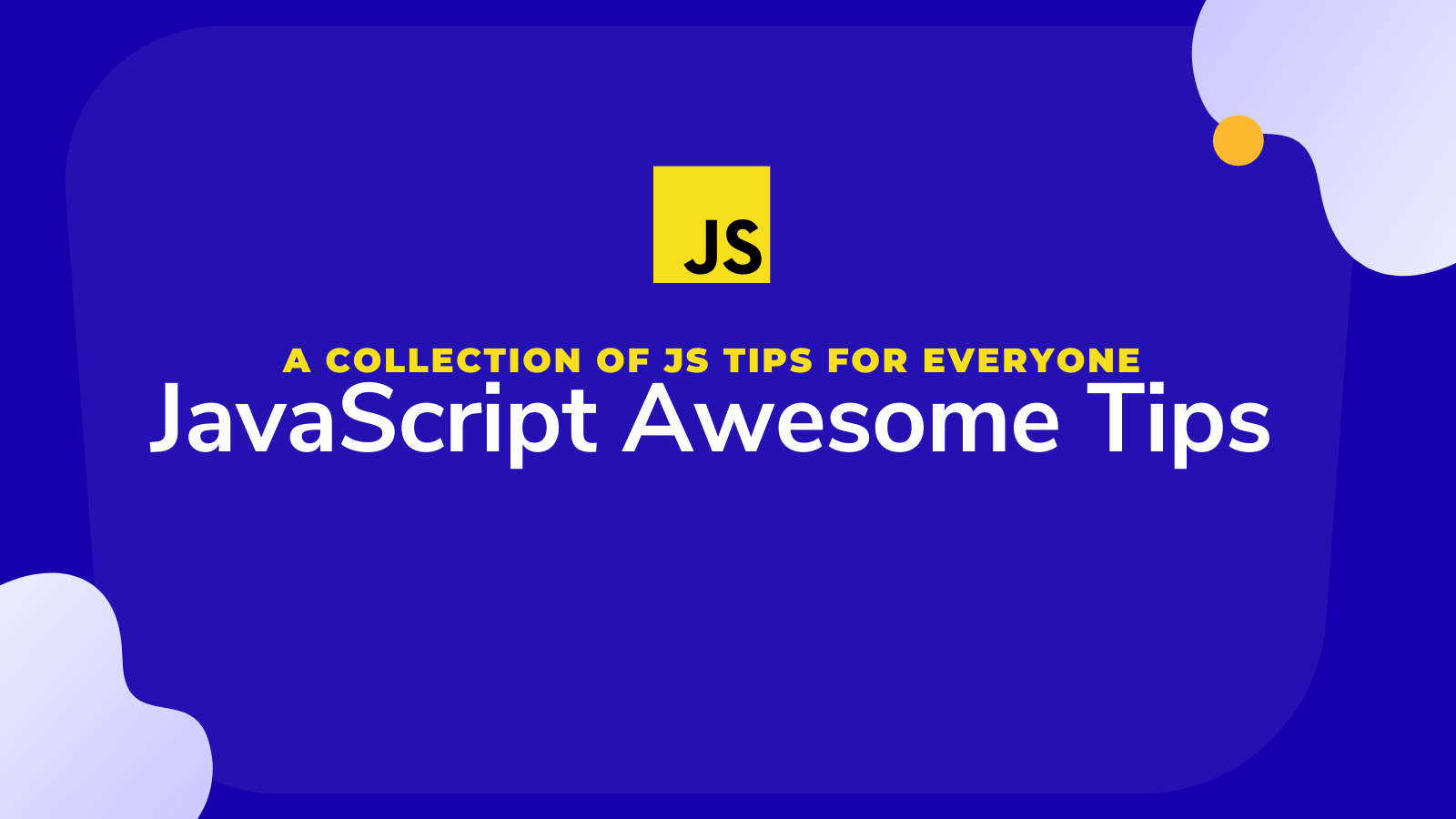 JavaScript Awesome Tips Image