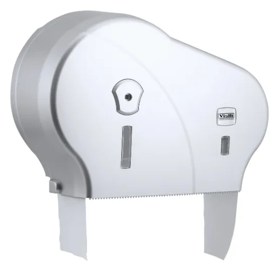 Double Mini Jumbo dispenzer za toalet papir — metalik