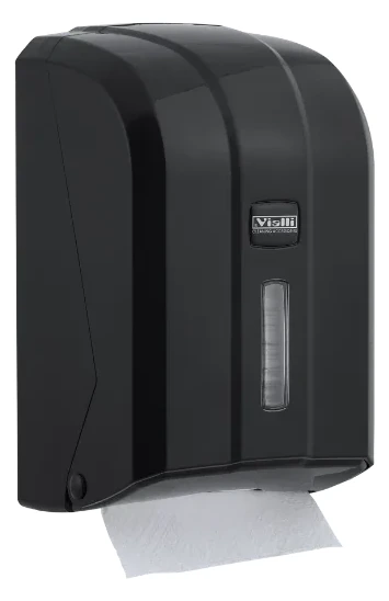 Dispenzer za složeni toalet papir C-Z — crni