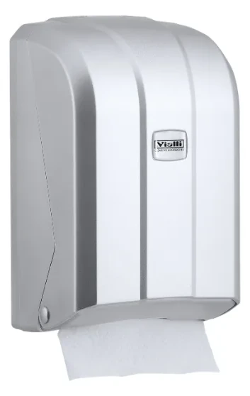 Dispenzer za složeni toalet papir C-Z — metalik