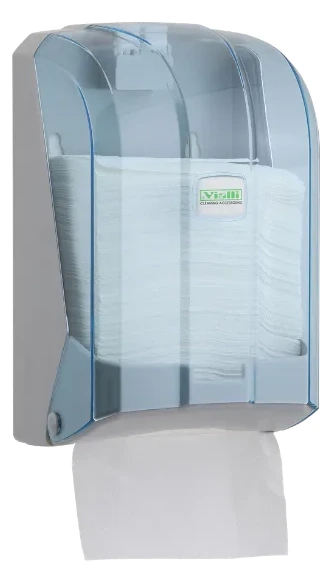 Dispenzer za složeni toalet papir C-Z — transparentni