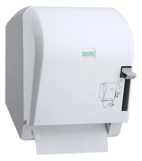 Levercut dispenzer za papirne ubruse u rolni — beli