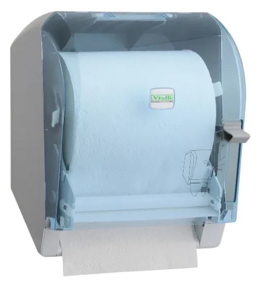Levercut dispenzer za papirne ubruse u rolni — transparentni