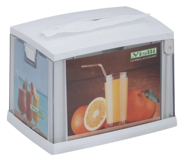 Dispenzer za salvete sa izvlačenjem odozgo — beli