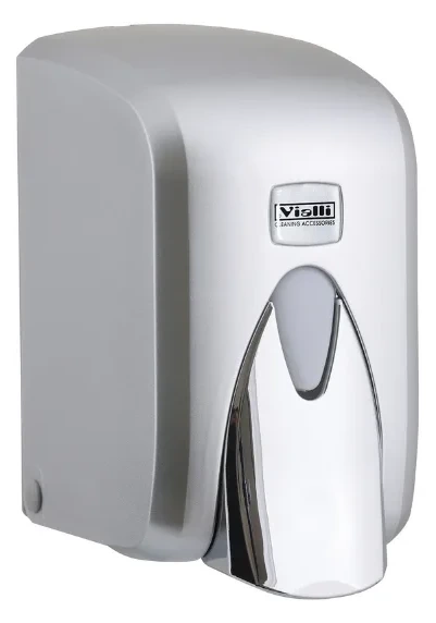 Kartušni dispenzer za sapun 800 ml — hrom