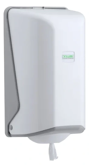 Mini Feedpoint dispenzer za papirne ubruse u rolni — beli
