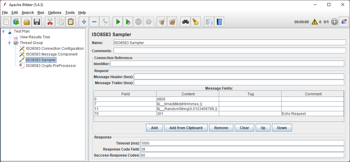 ISO8583 Sampler