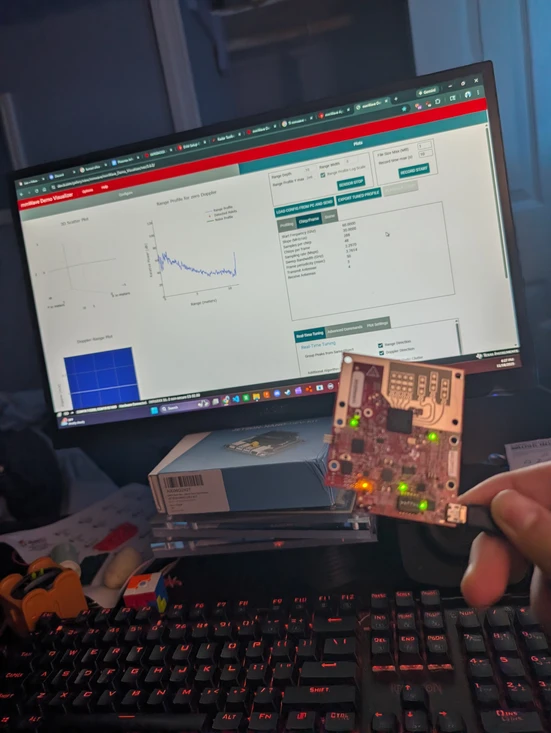 Sensor telemetry readout from Phoenix Inferno test flight