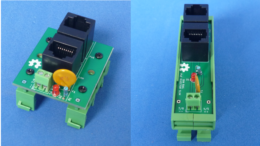 Modbus RTU mirror side board, from the project README