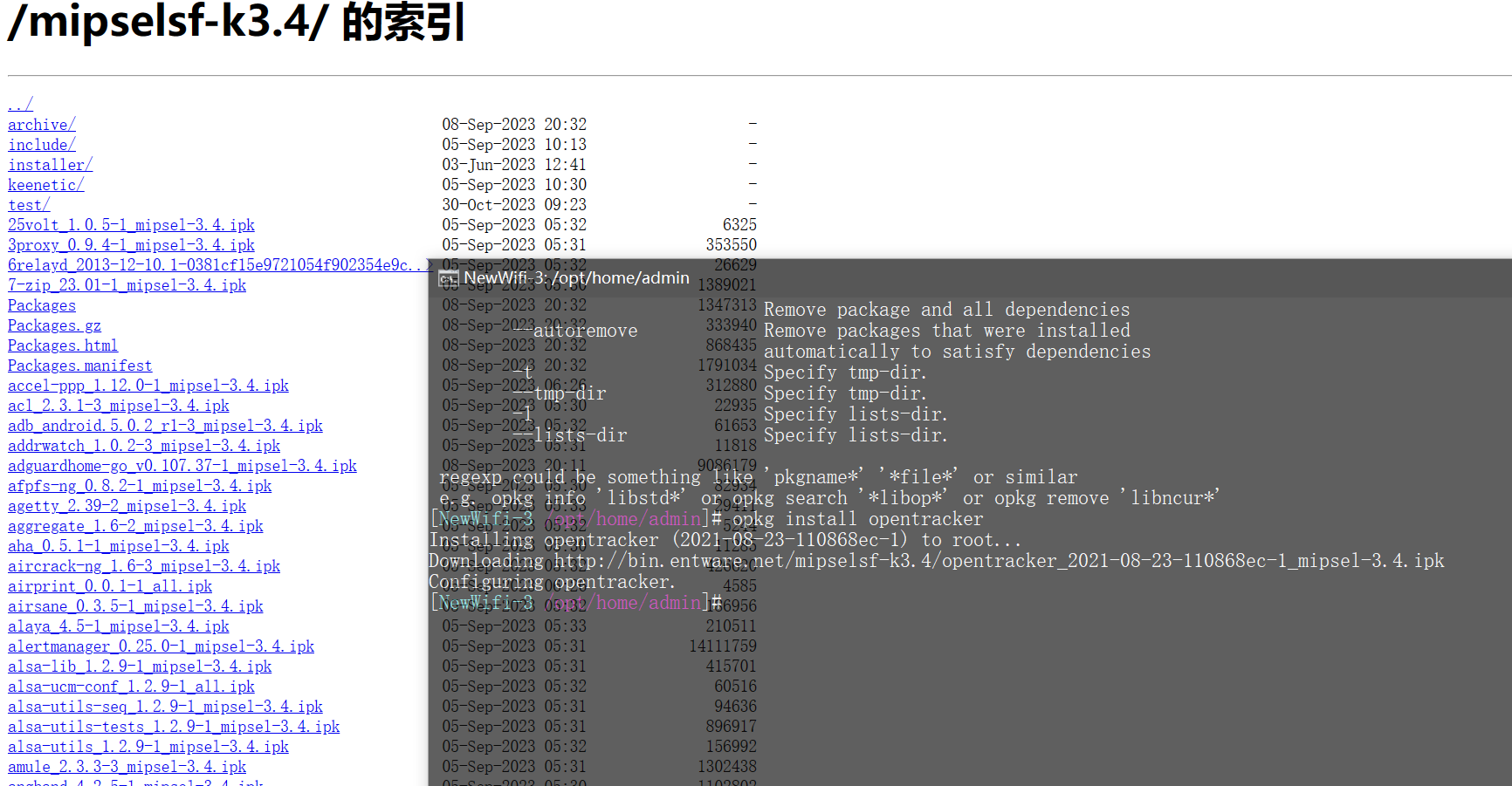 配置opentracker6