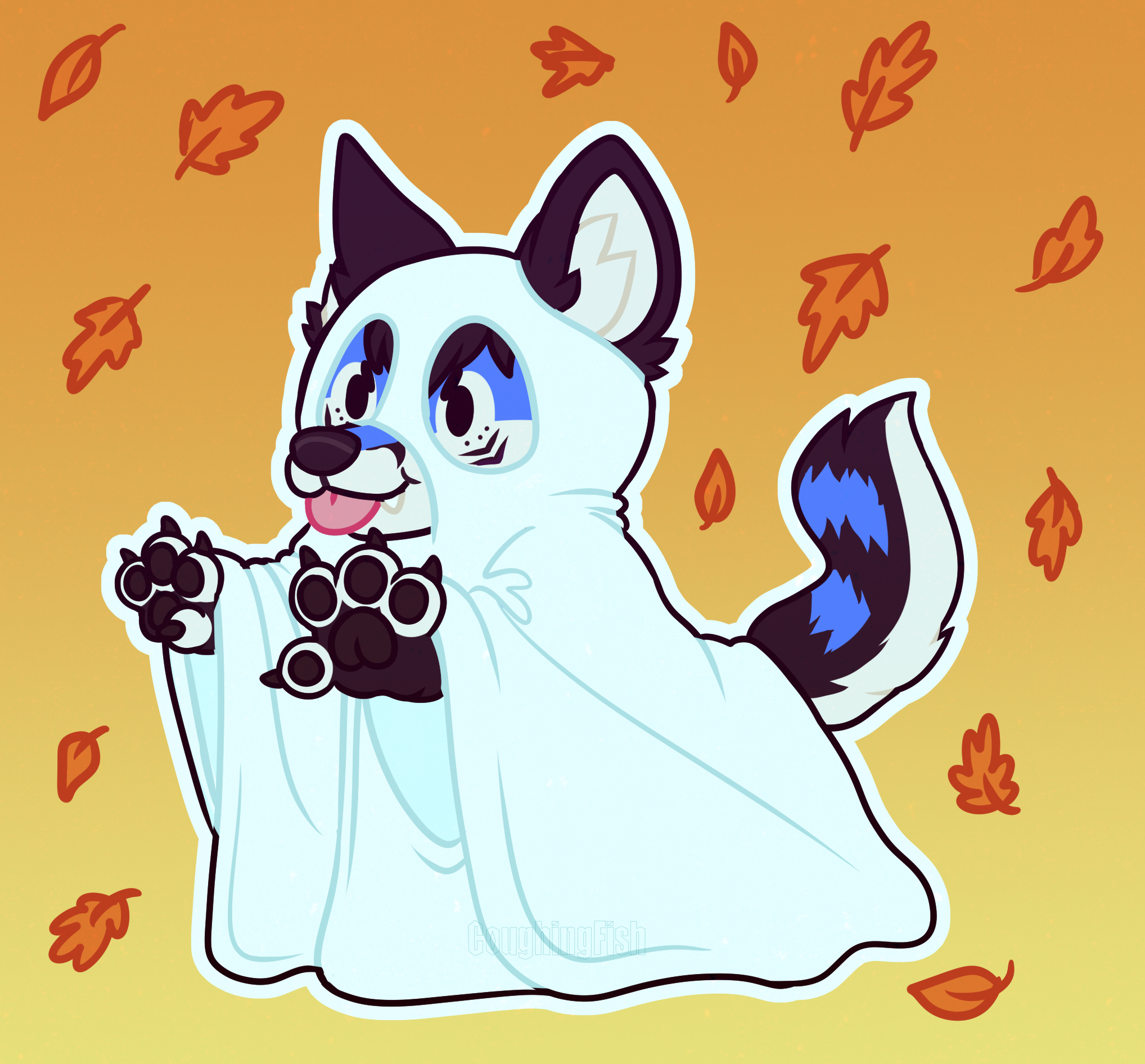 CoughingFish commission artwork