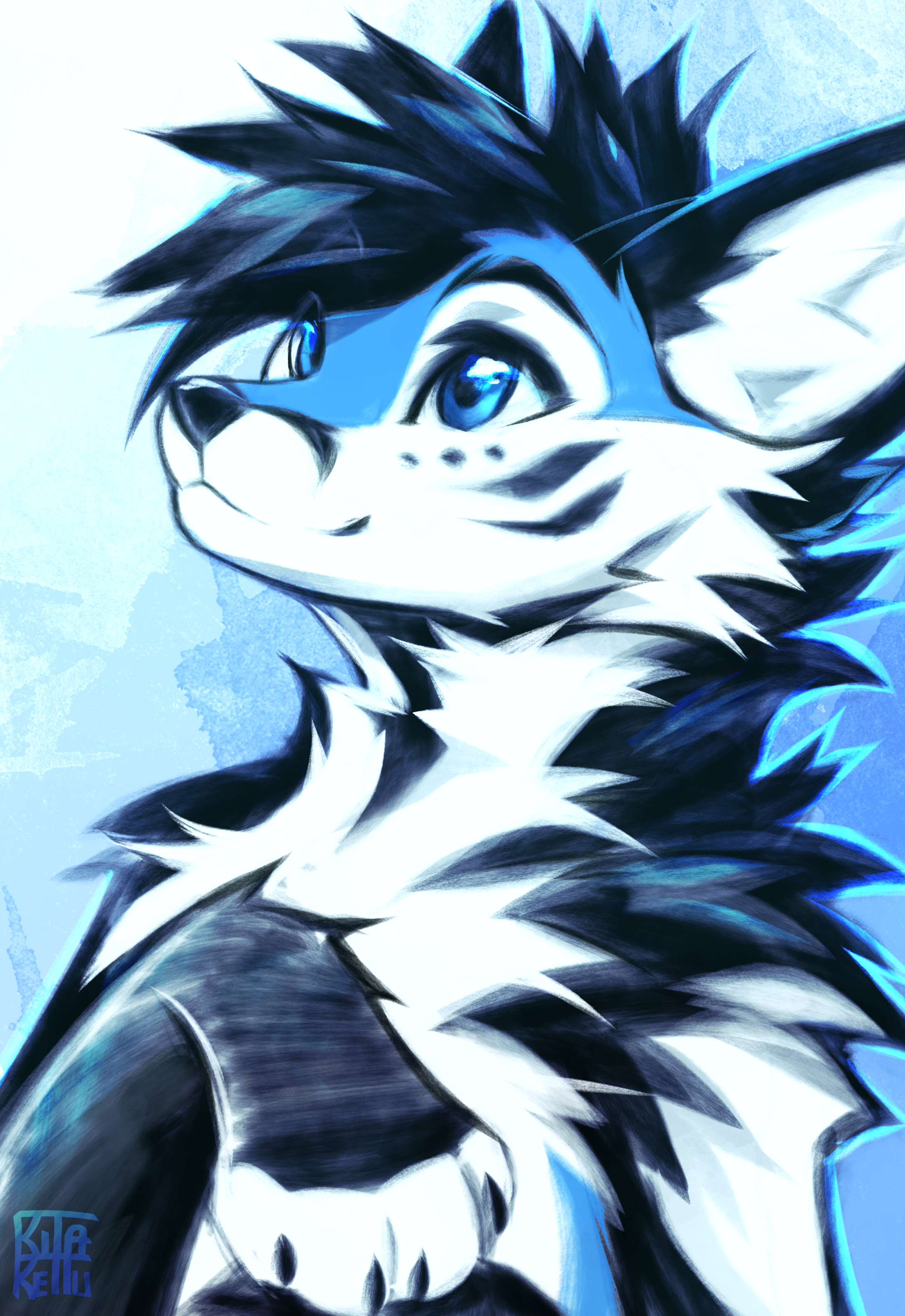 KitaKettu commission artwork