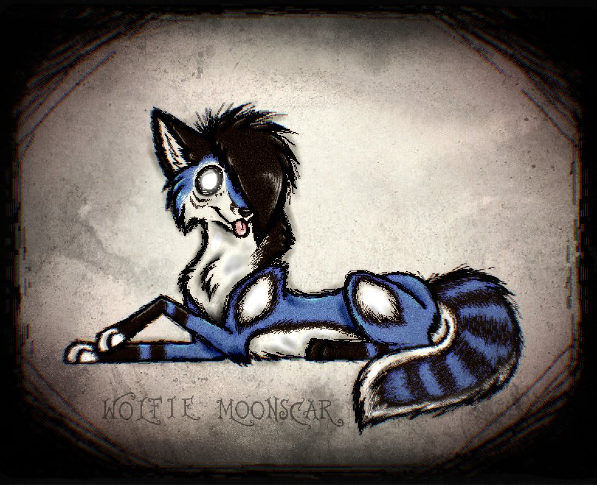 WolfieMoonScar commission artwork