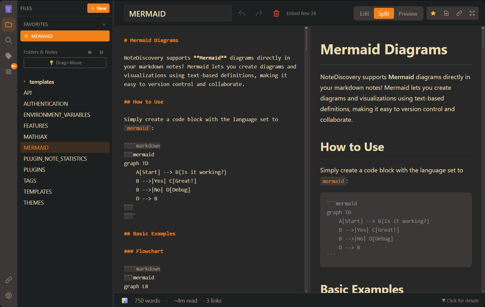Editor and sidebar
