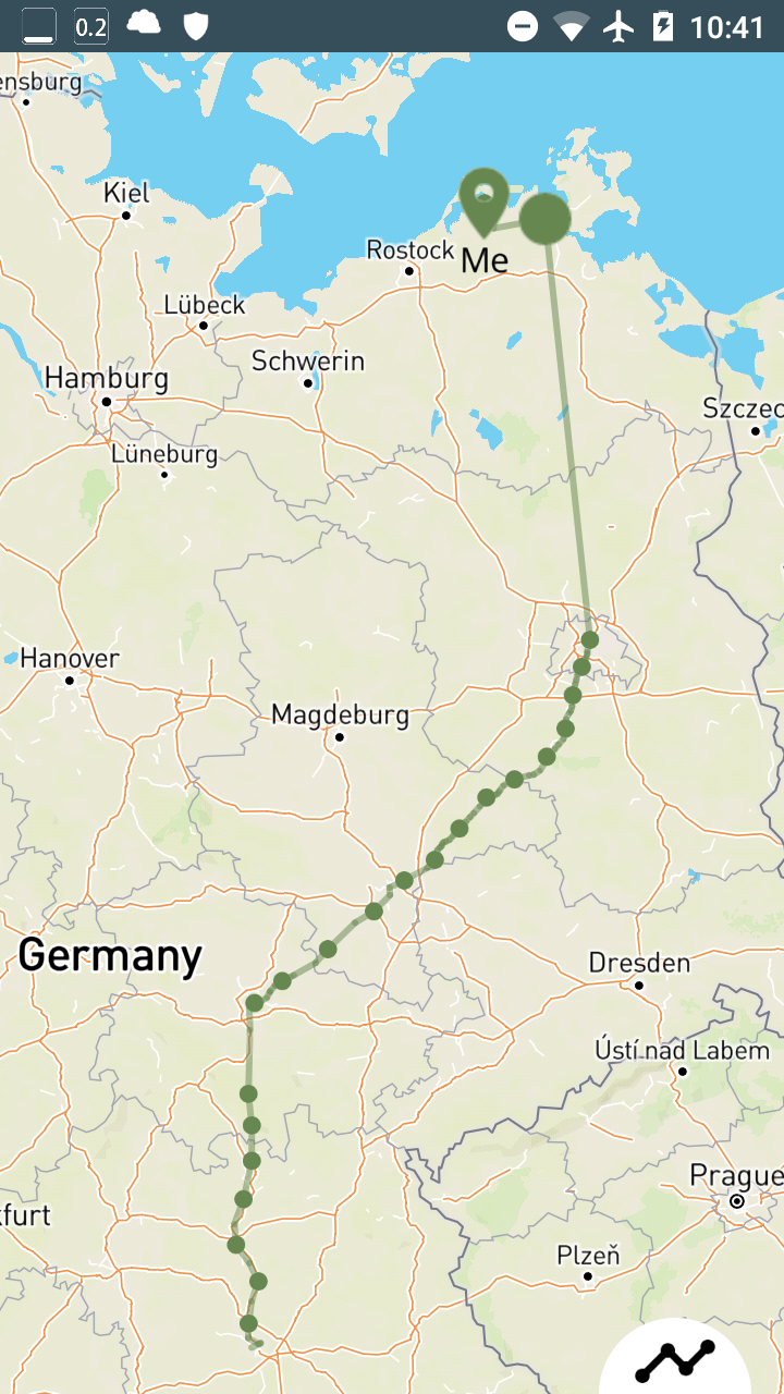 Train Locations Map