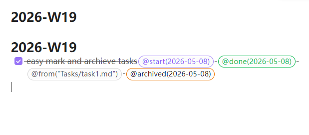 Archive demo