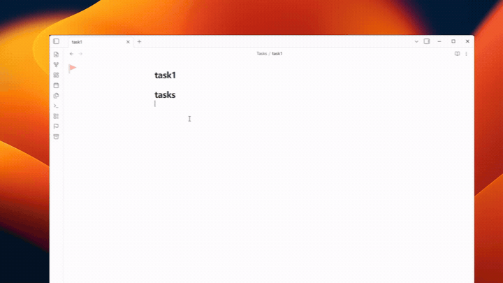 Task marker workflow demo