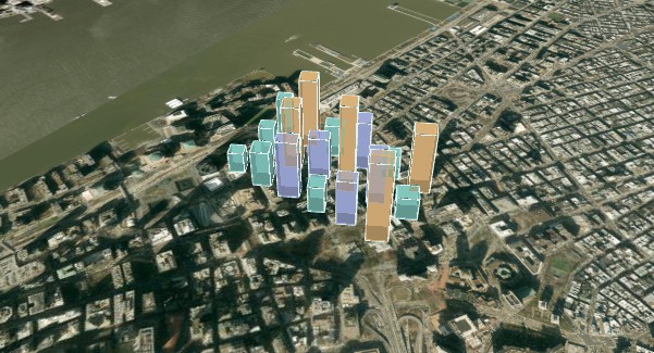 Manhattan illustrative buildings
