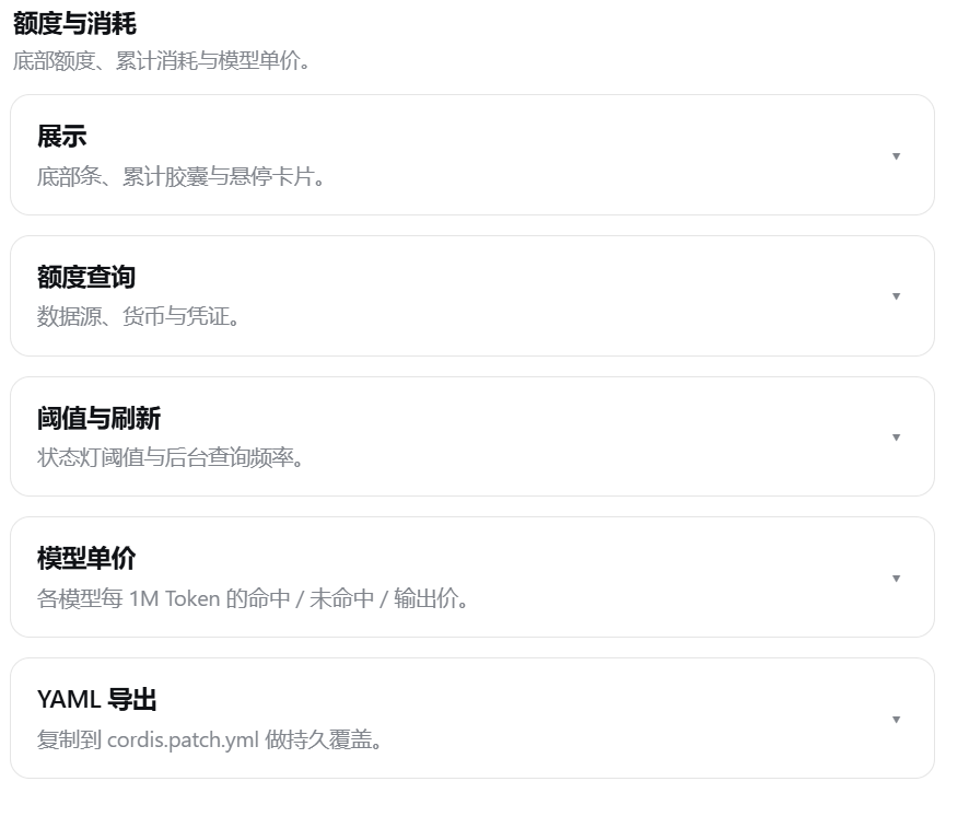 设置卡片列表