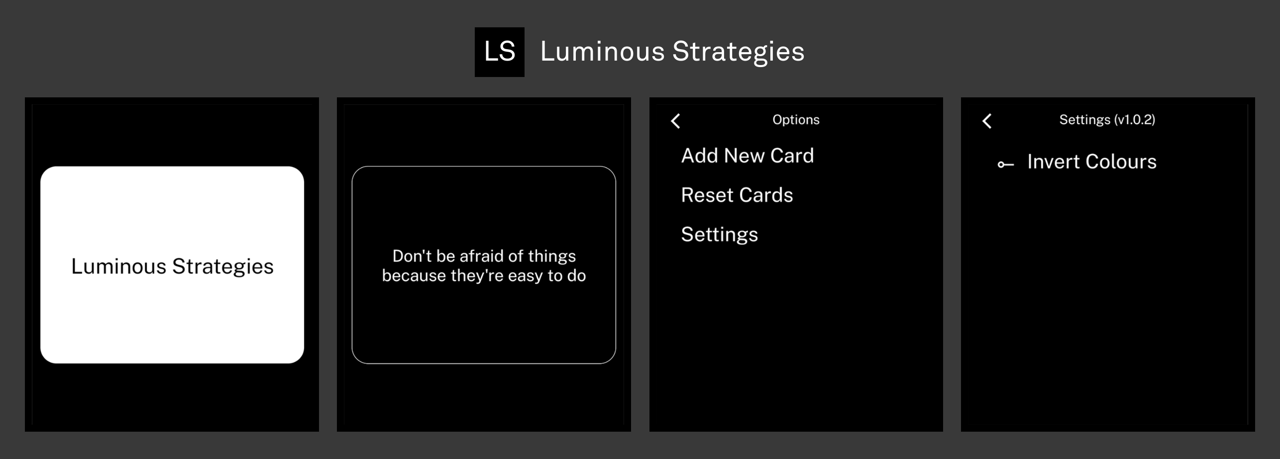 Luminous Strategies