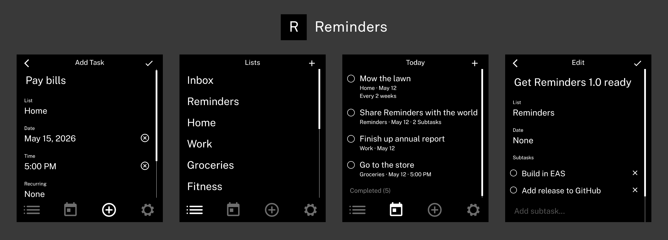 Reminders