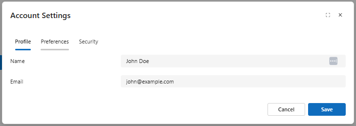 Tabbed Modal