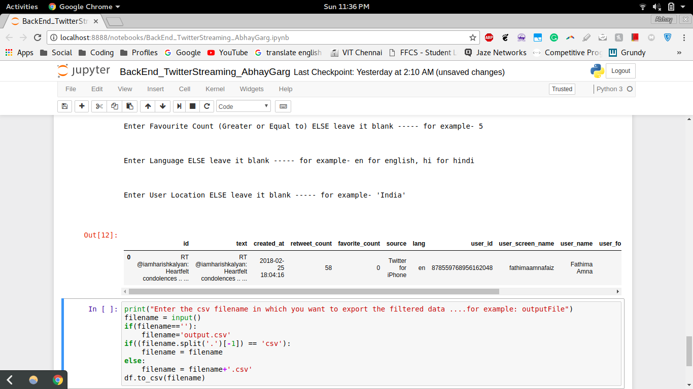 GitHub - gargabhay1999/TwitterStreaming: Twitter streaming API for ...