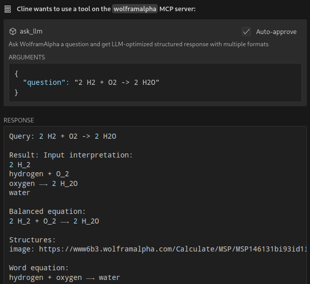 WolframAlpha MCP Server Example 2