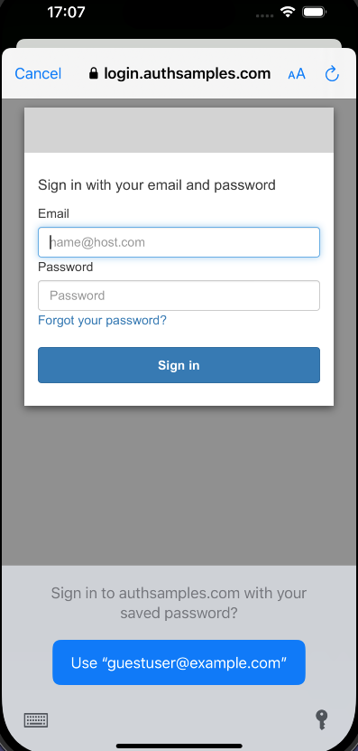 App Login