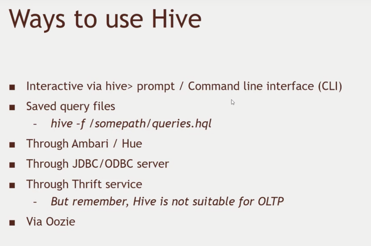 hive-cli