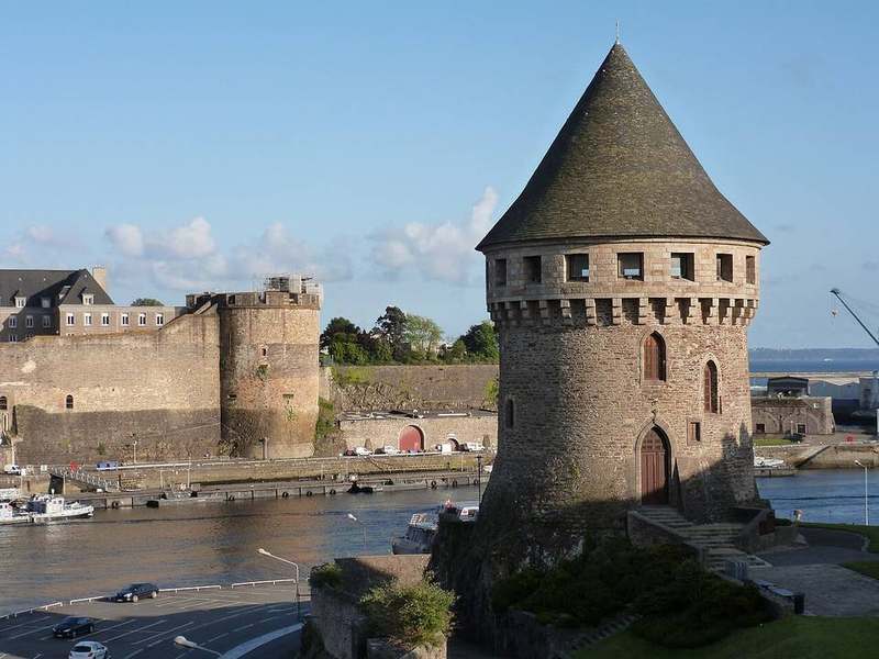 Brest Brittany France harbour castle