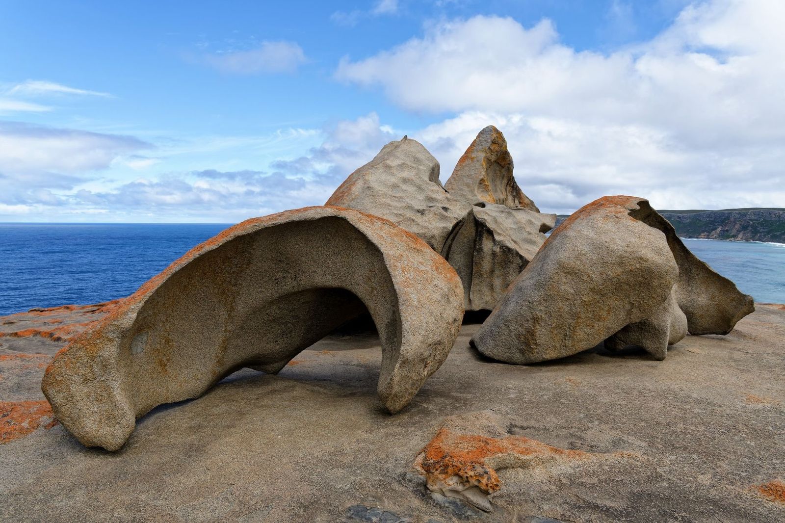 Kangaroo Island coastline and scrub near Penneshaw South Australia