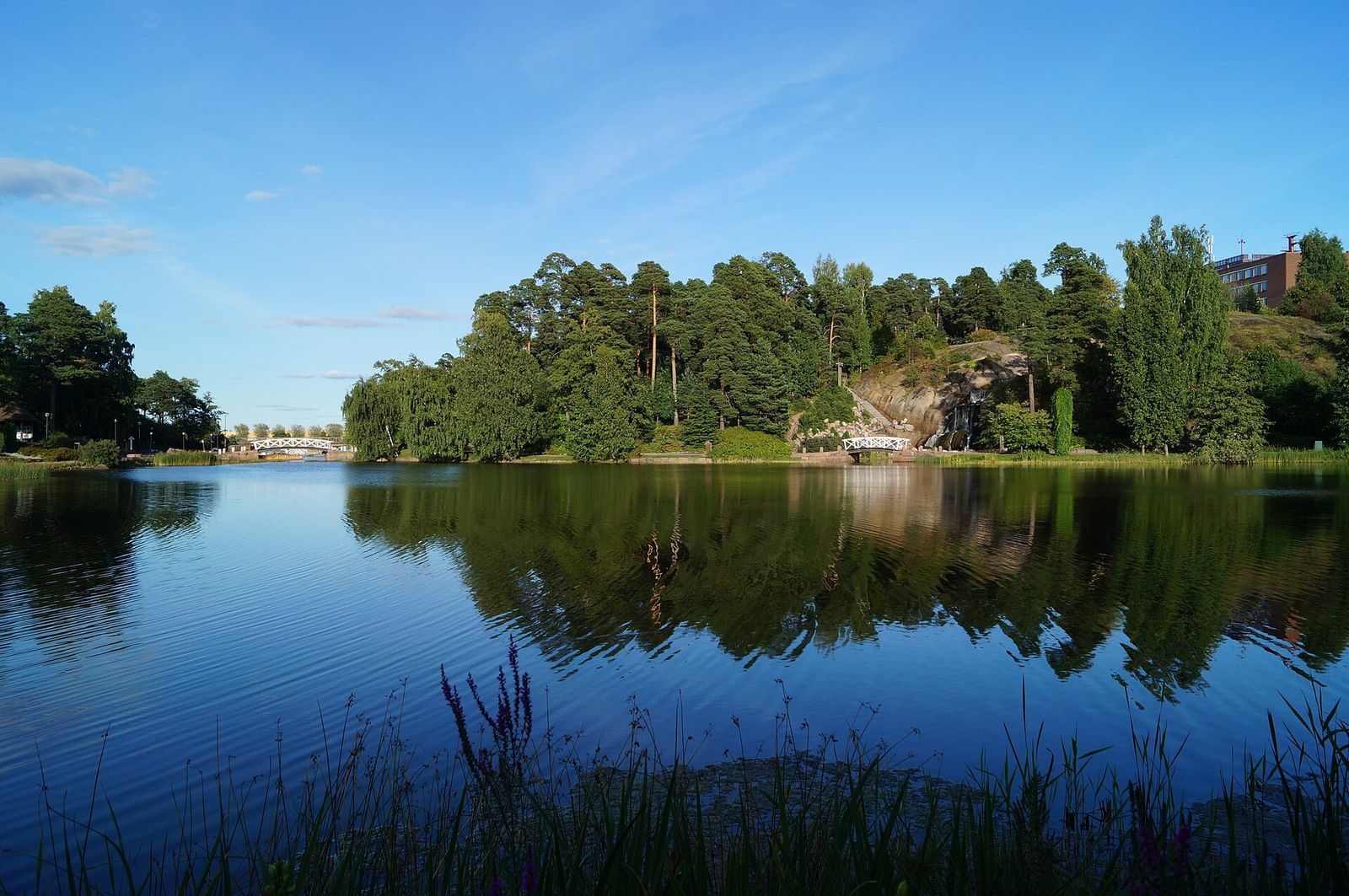 Sapokka Water Garden waterfall Kotka Finland