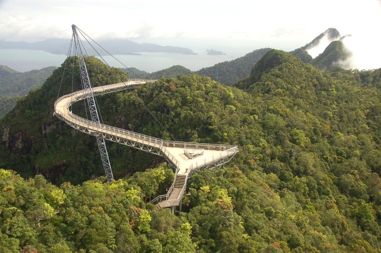 Langkawi Sky Bridge and cable car Malaysia