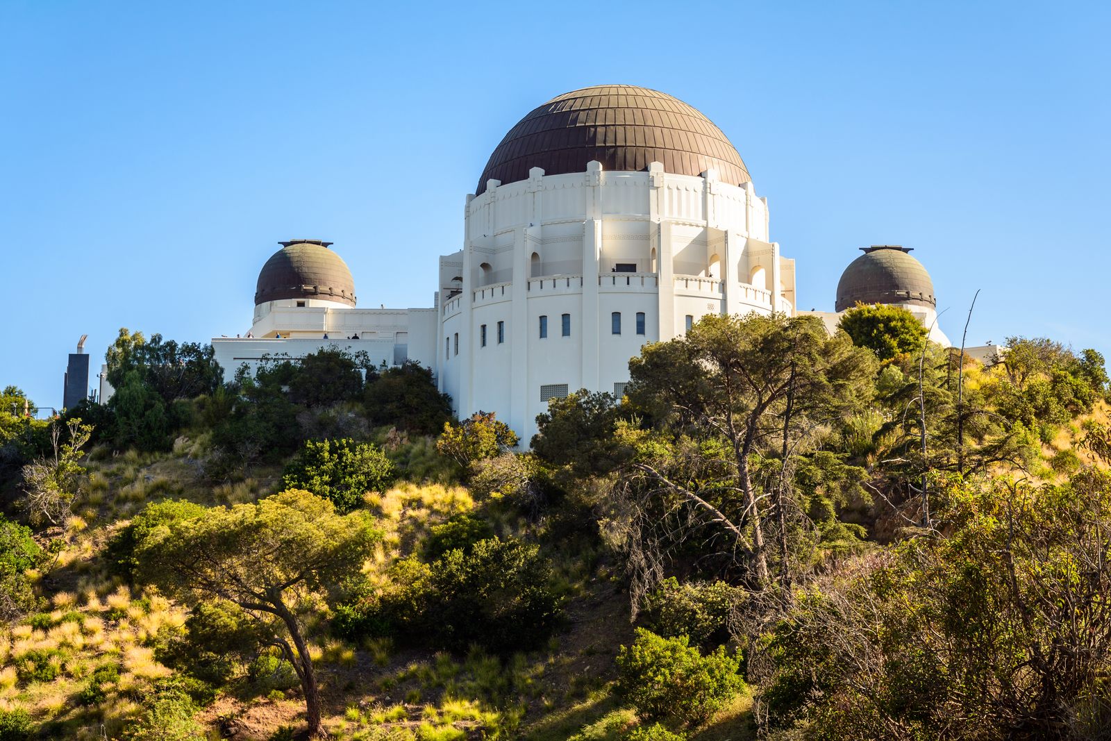 Santa Monica Pier (Pacific Park), Los Angeles area landmark, day, blue sky