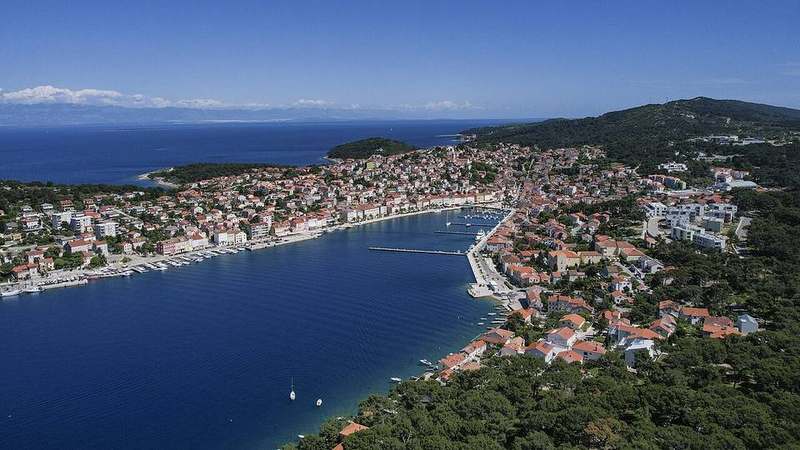 Čikat sandy beach Mali Lošinj Croatia