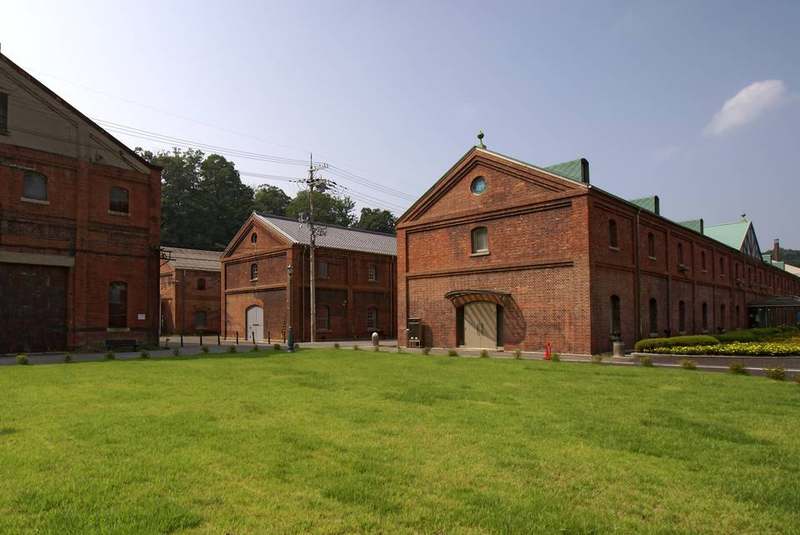 Maizuru red-brick warehouses on the naval harbour