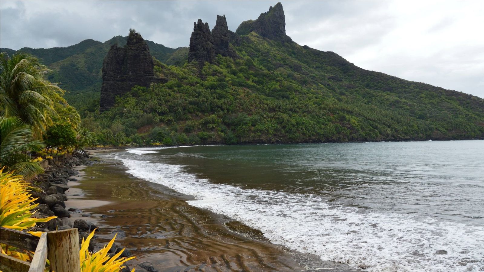 Taiohae bay amphitheatre on Nuku Hiva in the Marquesas