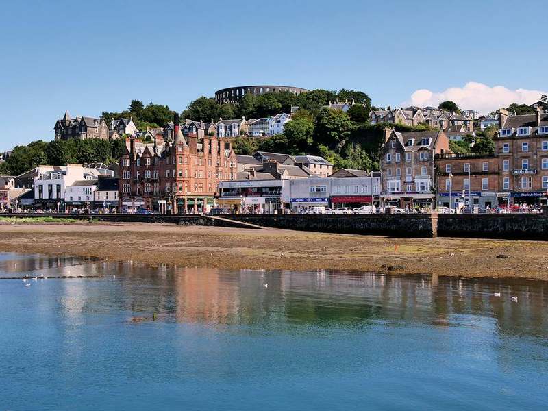 McCaig’s Tower above Oban Bay Scotland