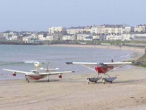 Portrush harbour and Atlantic strands on the Causeway Coast