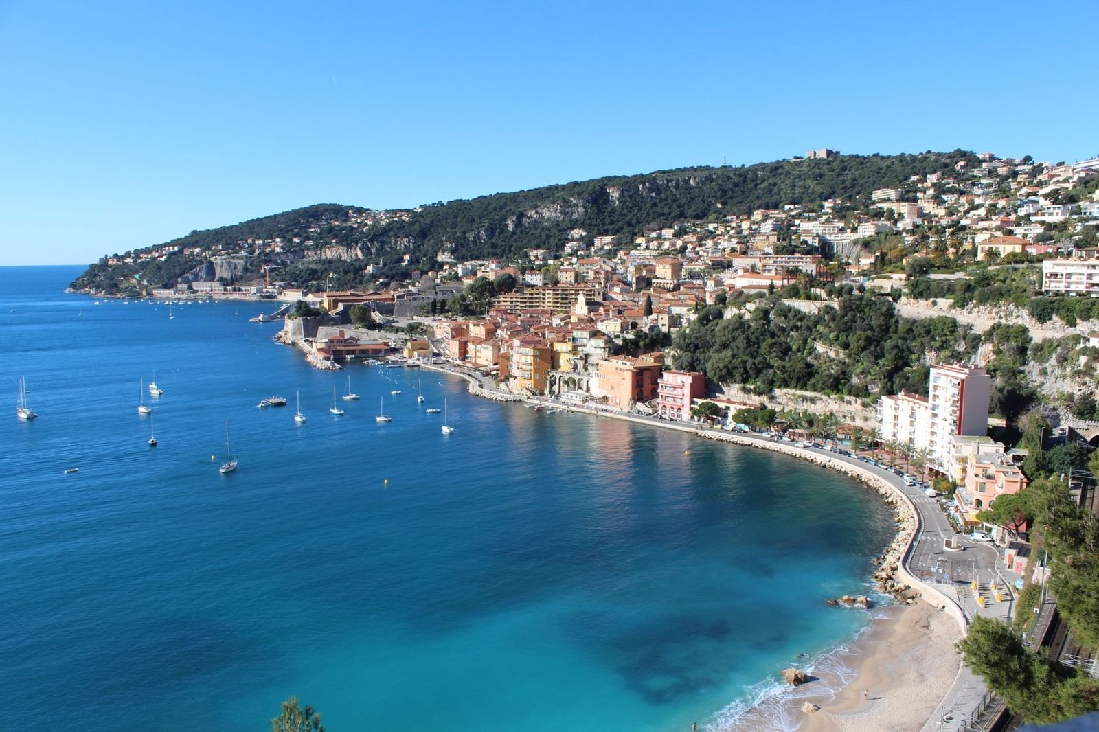 Villefranche-sur-Mer bay French Riviera