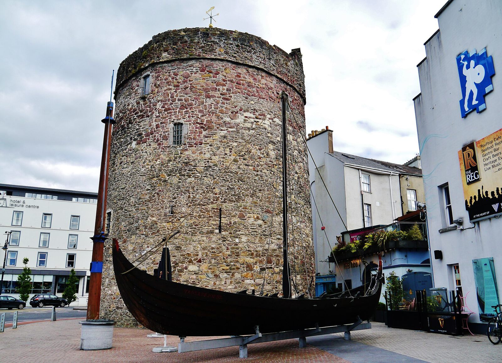 Reginald’s Tower and the Viking Triangle in Waterford, Ireland