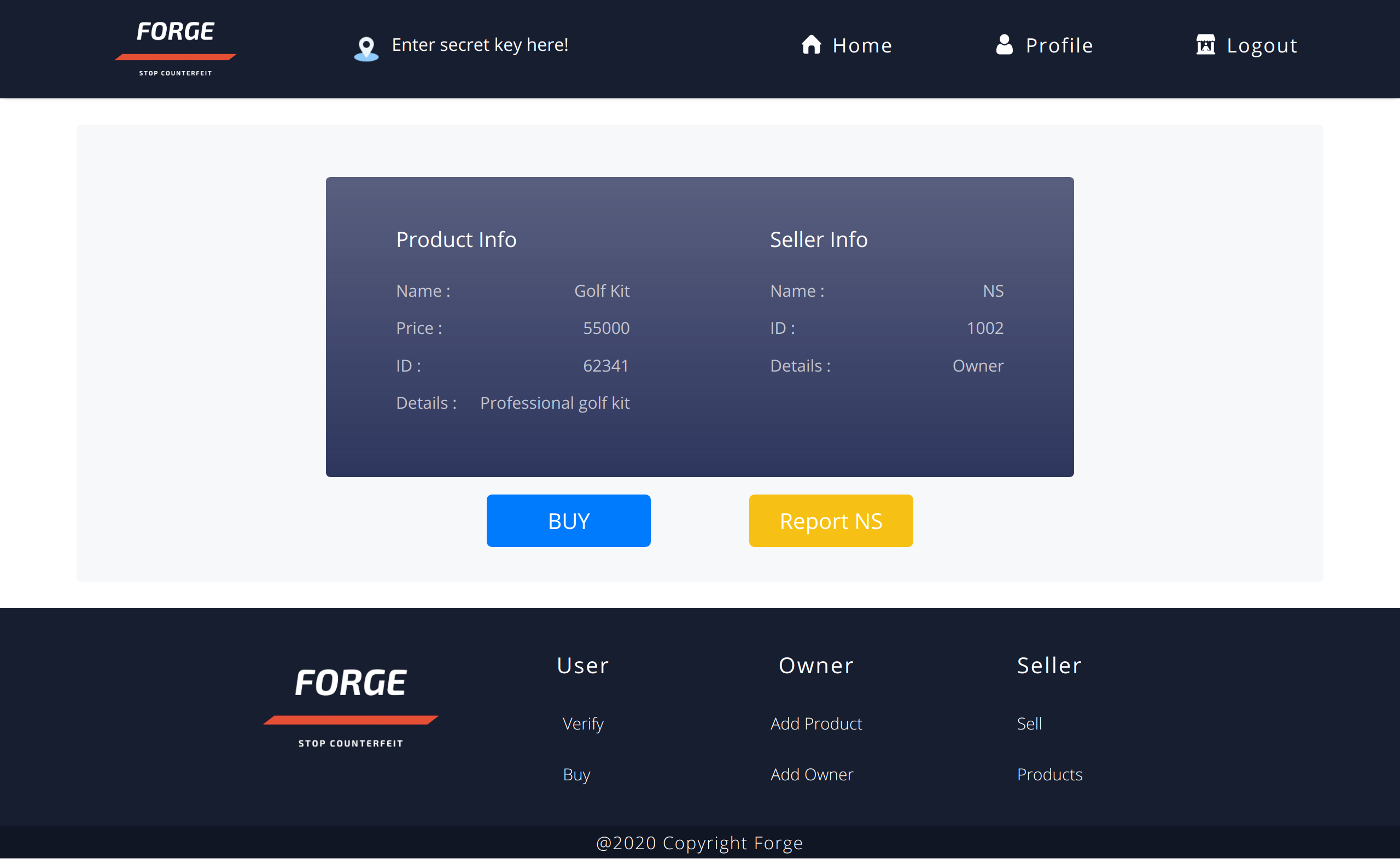 Product Details Page