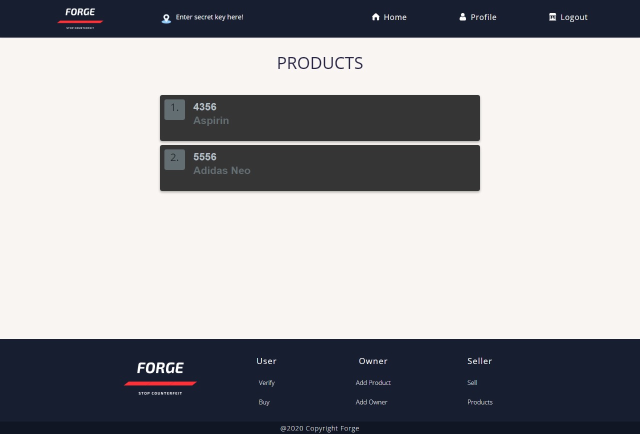 Product List