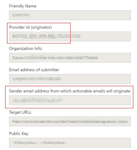 Actionable Email Developer Dashboard Info