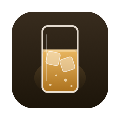 Highball — a highball glass with ice