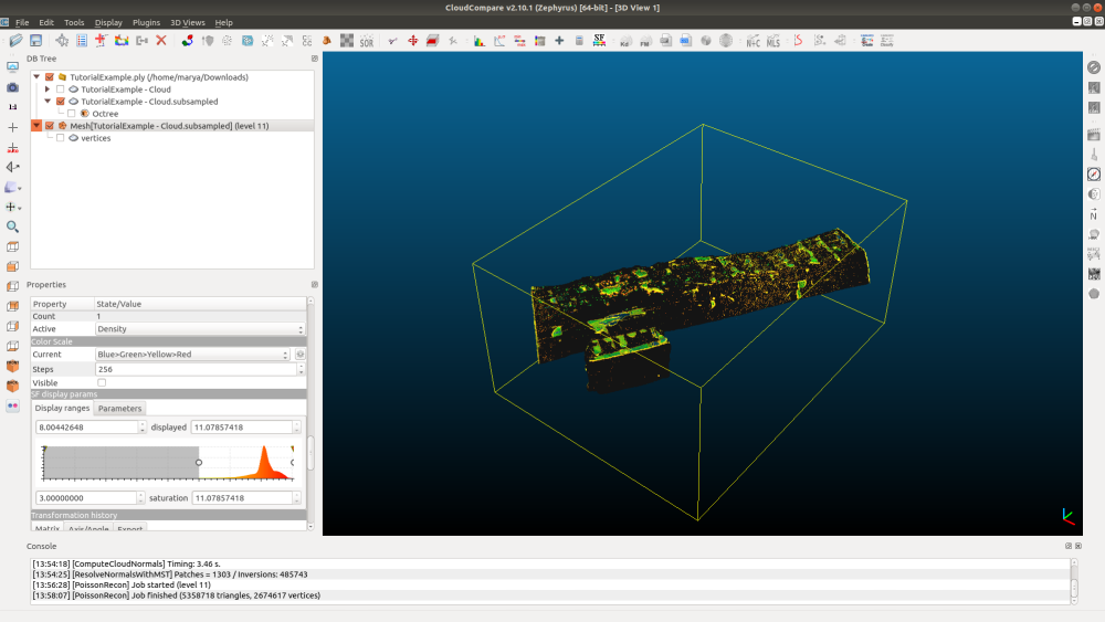 Display original polygons