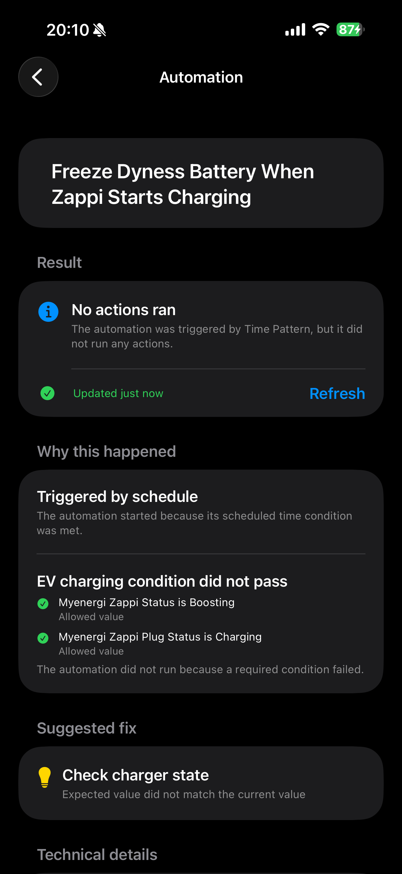 Automation Insights app screenshot