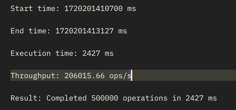 simple benchmark