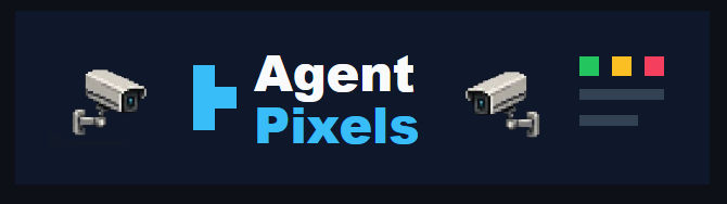 Agent Pixels logo banner